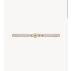 YSL CASSANDRE LEATHER BELT w SQUARE BUCKLE 3cm size 80